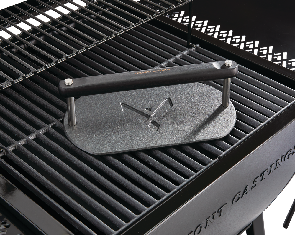 Vermont Castings Cast Iron BBQ Grill Press For Grills & Stoves