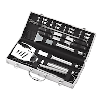 MASTER Chef BBQ Tool Set with Bonus Knives, 20-Pc