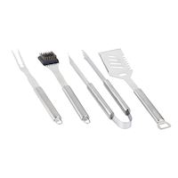 MASTER Chef Stainless Steel BBQ Tool Set, 4-pc