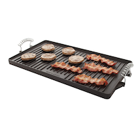 MASTER Chef® Reversible Cast Iron Griddle Front_Angled_Left