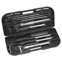 MASTER Chef BBQ Tool Set with Thermometer, 12-pc