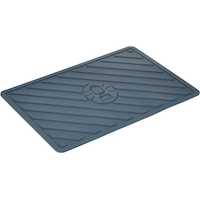 Coleman Revolution Silicone BBQ Side Shelf Mat, 10x14-in, Grey Front_Three_Fourths_Angled_Right