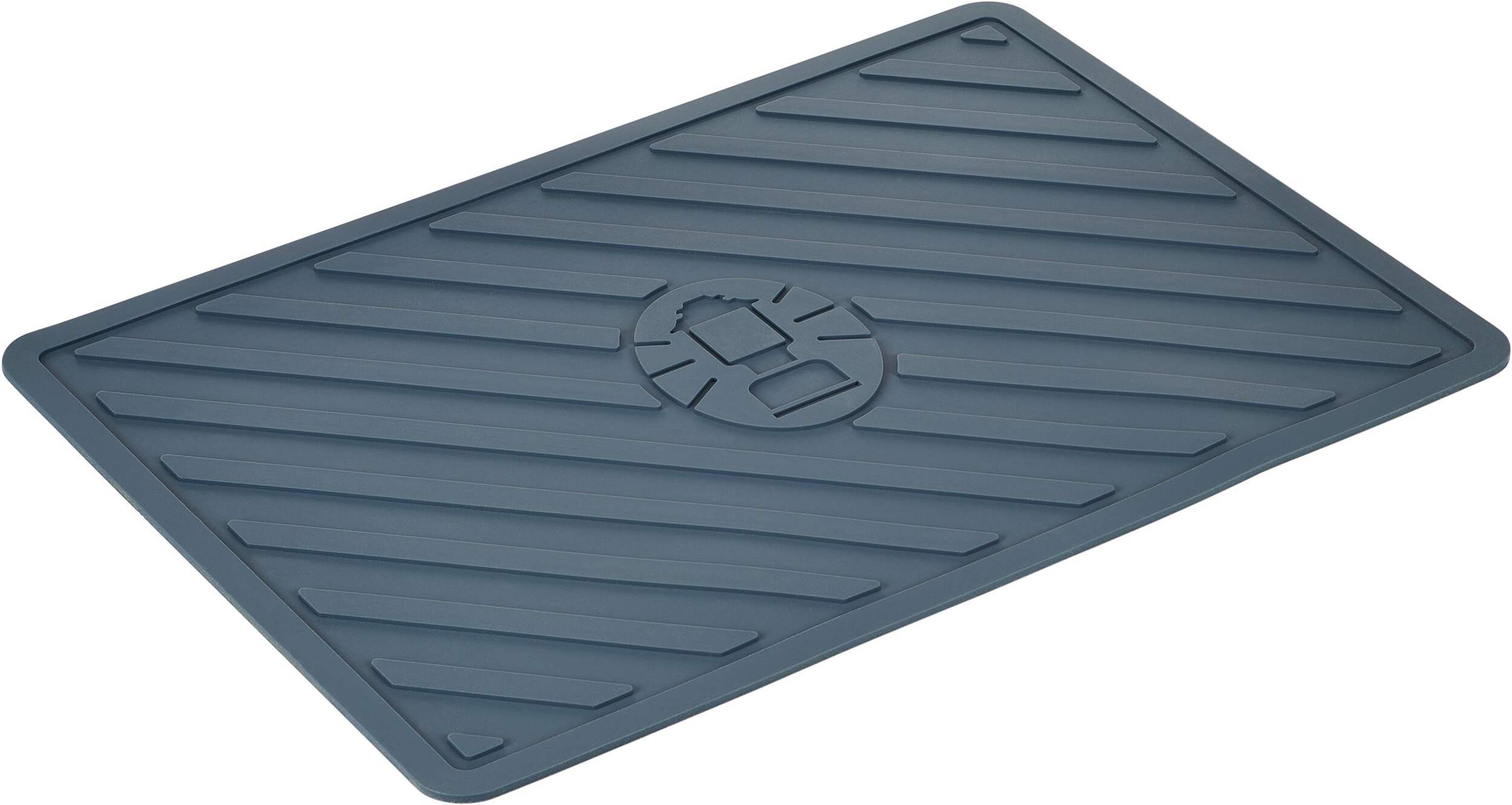 Tapis d'étagère latérale en silicone pour barbecue Coleman Revolution, 10 x 14 po, gris Front_Three_Fourths_Angled_Right