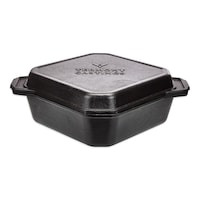 Vermont Castings Cast Iron BBQ Dutch Oven For Grills, Stoves & Campfires