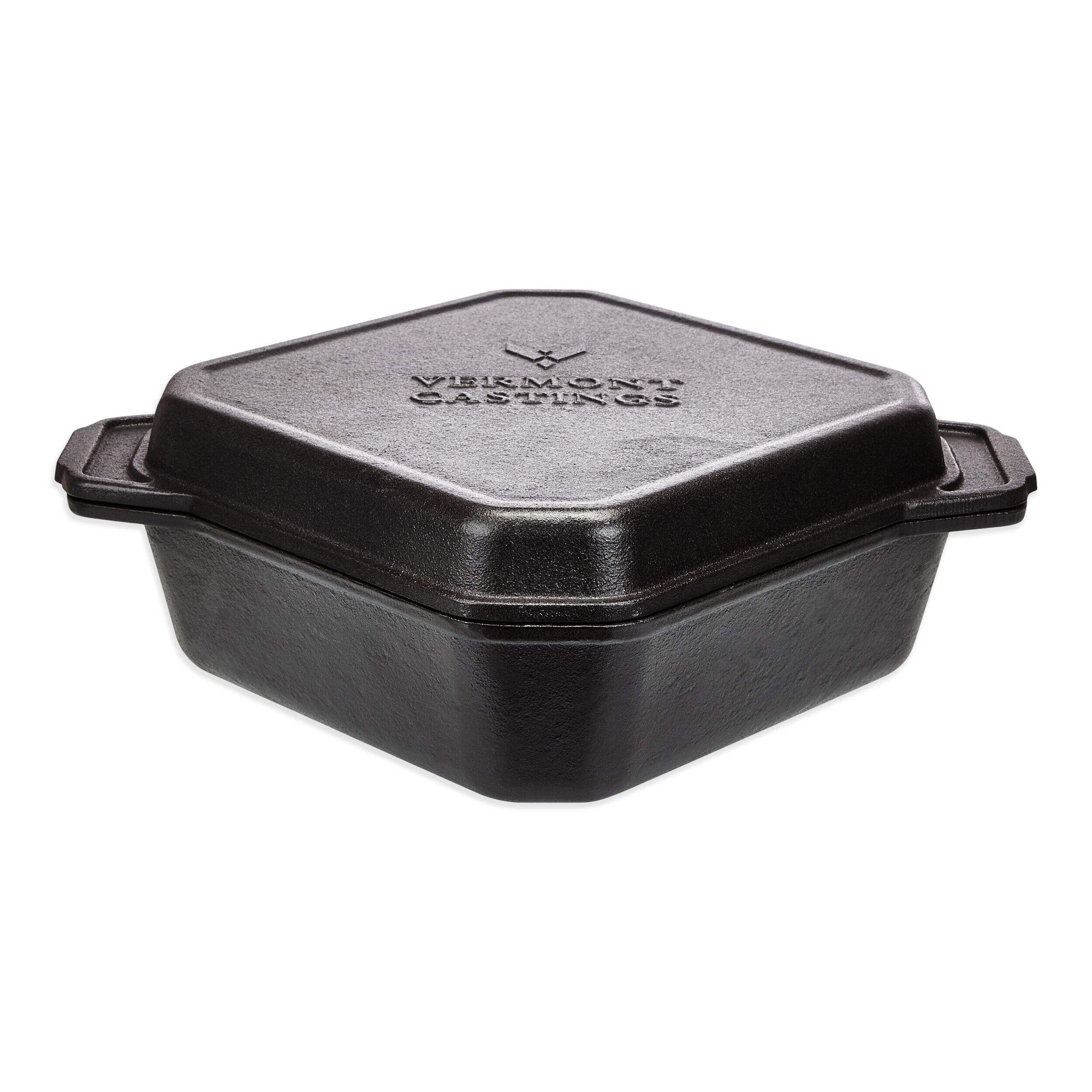 Vermont Castings Cast Iron BBQ Dutch Oven For Grills, Stoves & Campfires Front_Elevated