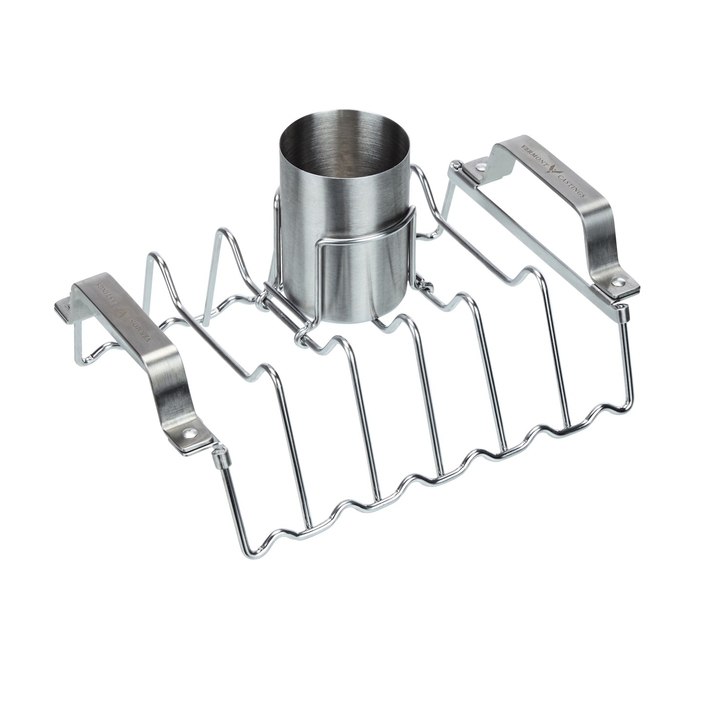 Vermont Castings Stainless Steel Chicken Roaster & Rib Rack For