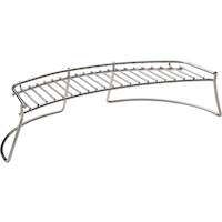 Napoleon 71022 - Stainless Steel BBQ Warming Rack For Charcoal Kettle Grills, 8x4x19-in Front_Three_Fourths_Angled_Right