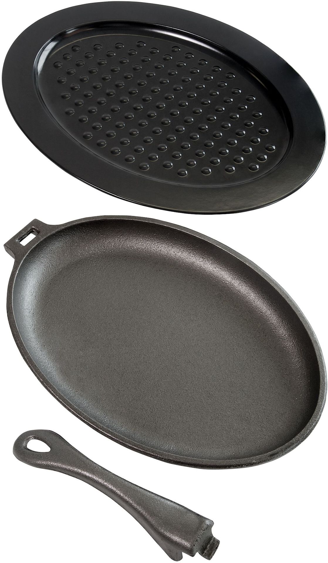 Napoleon Cast Iron NonStick Skillet w/ Removable Handle & Heat