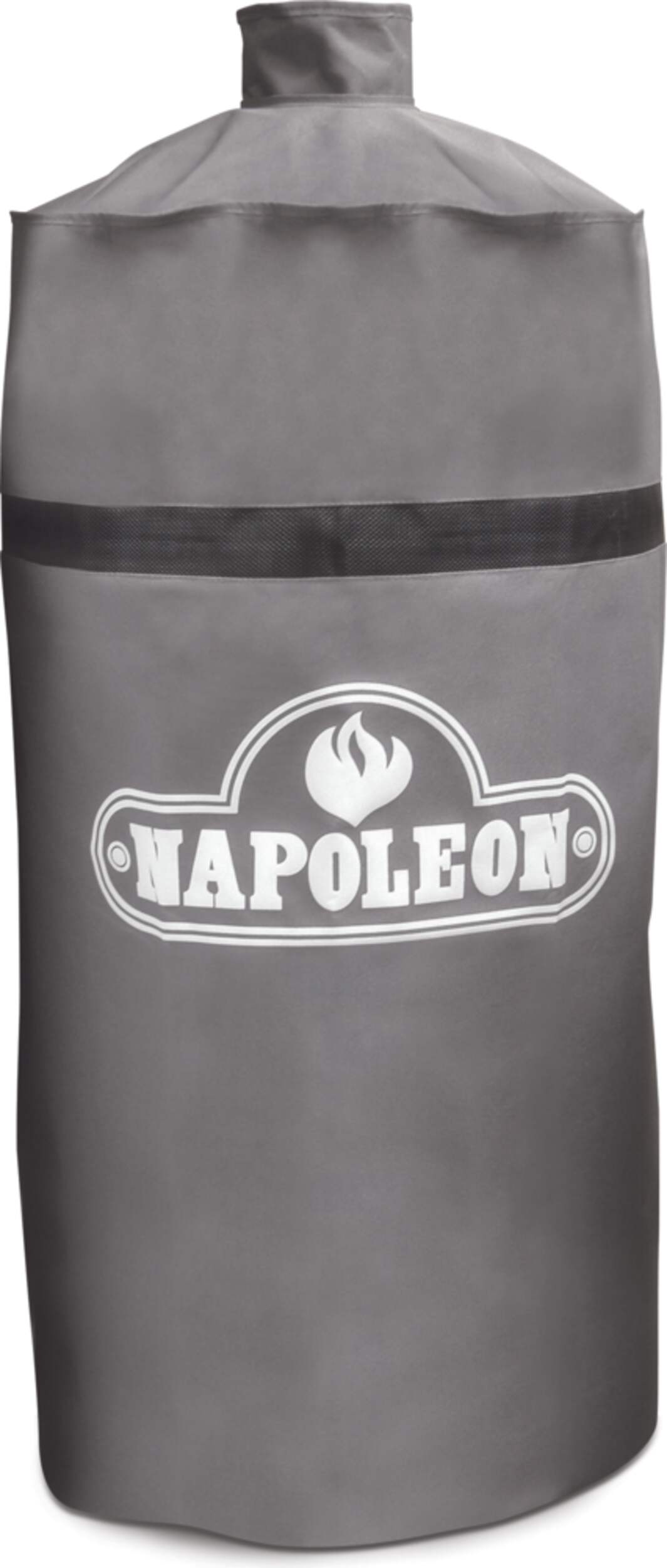 Housse de barbecue Napoleon Apollo de série 200, hydrofuge résistant aux intempéries et aux rayons UV, gris Front_Flat