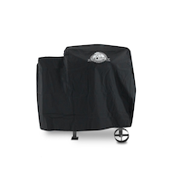 Pit Boss PB700FB Heavy Duty Pellet BBQ Grill Cover, Custom-Sized, UV-Resistant, Black Front_Flat