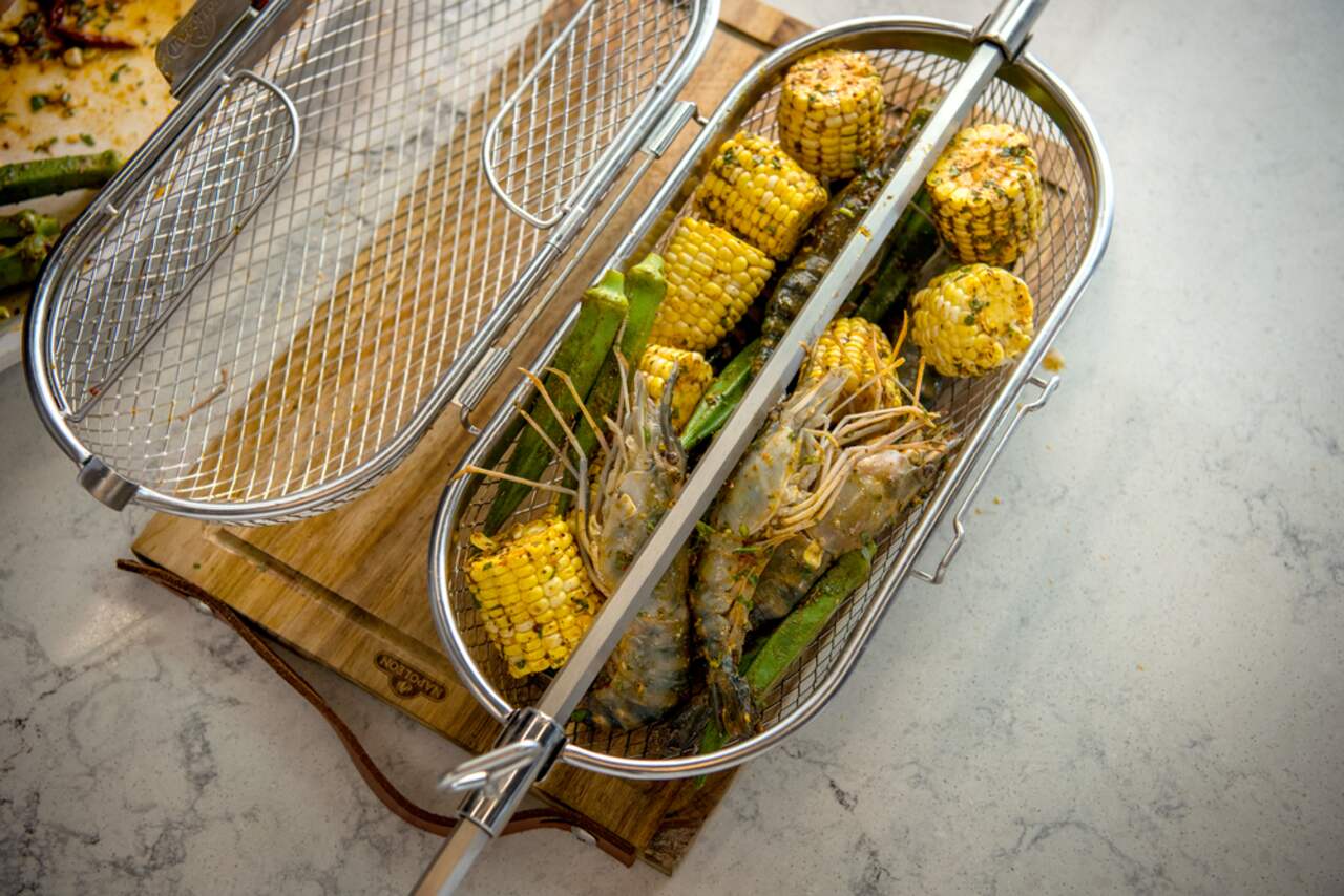 Napoleon new arrivals rotisserie basket