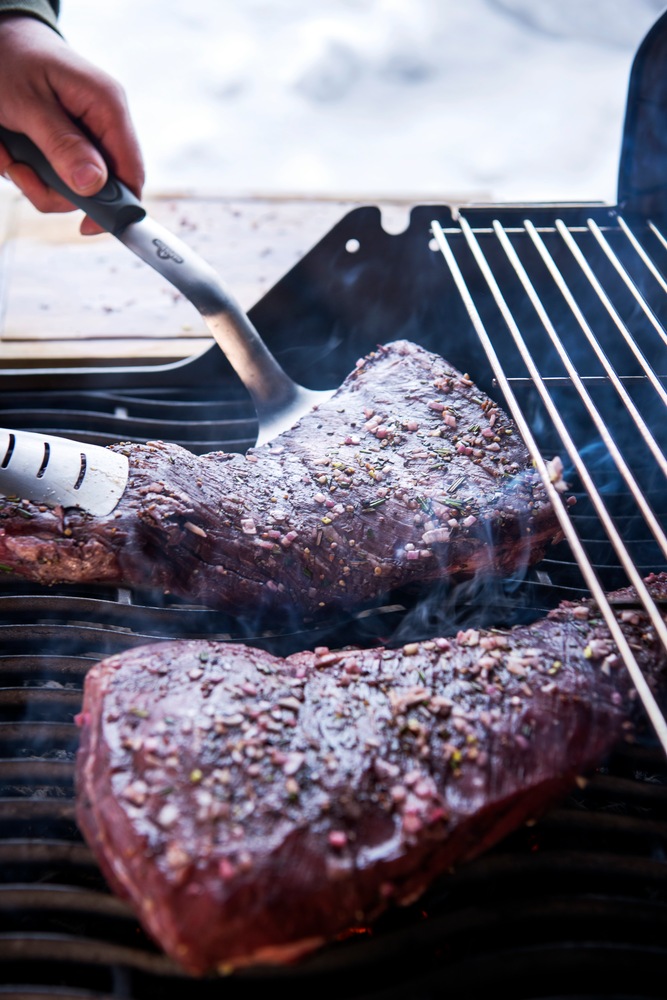 Napoleon Stainless Steel BBQ Grill 2Piece Toolset, Spatula and Tongs