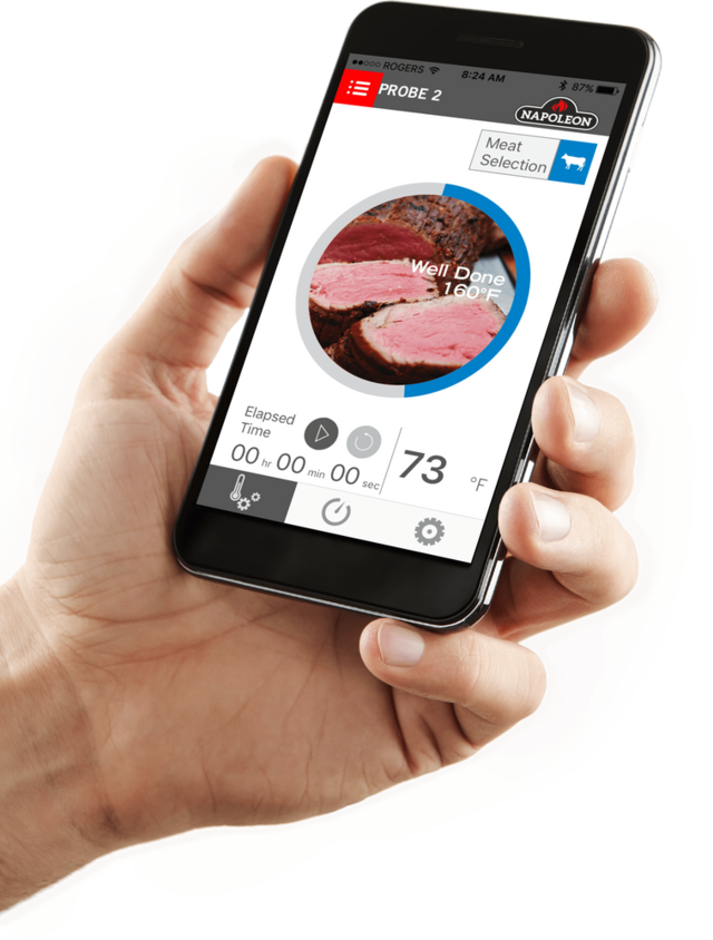 Napoleon 70077 ACCUPROBE™ Bluetooth® BBQ Food & Meat Thermometer