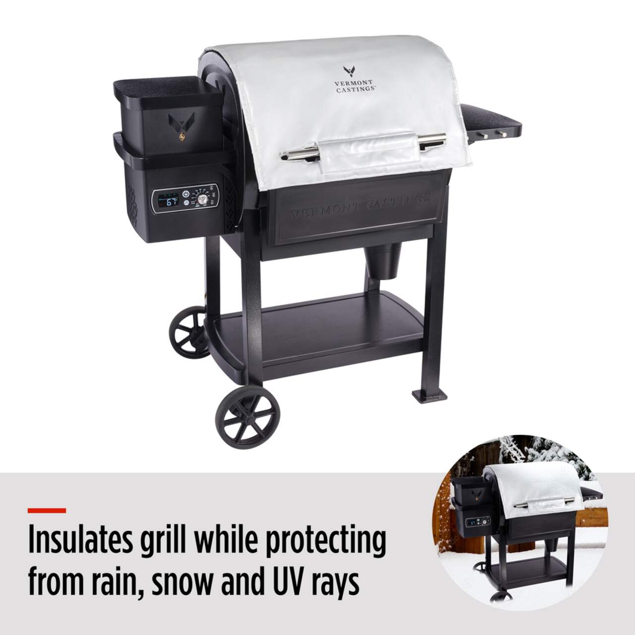 Insulated sales pellet smoker