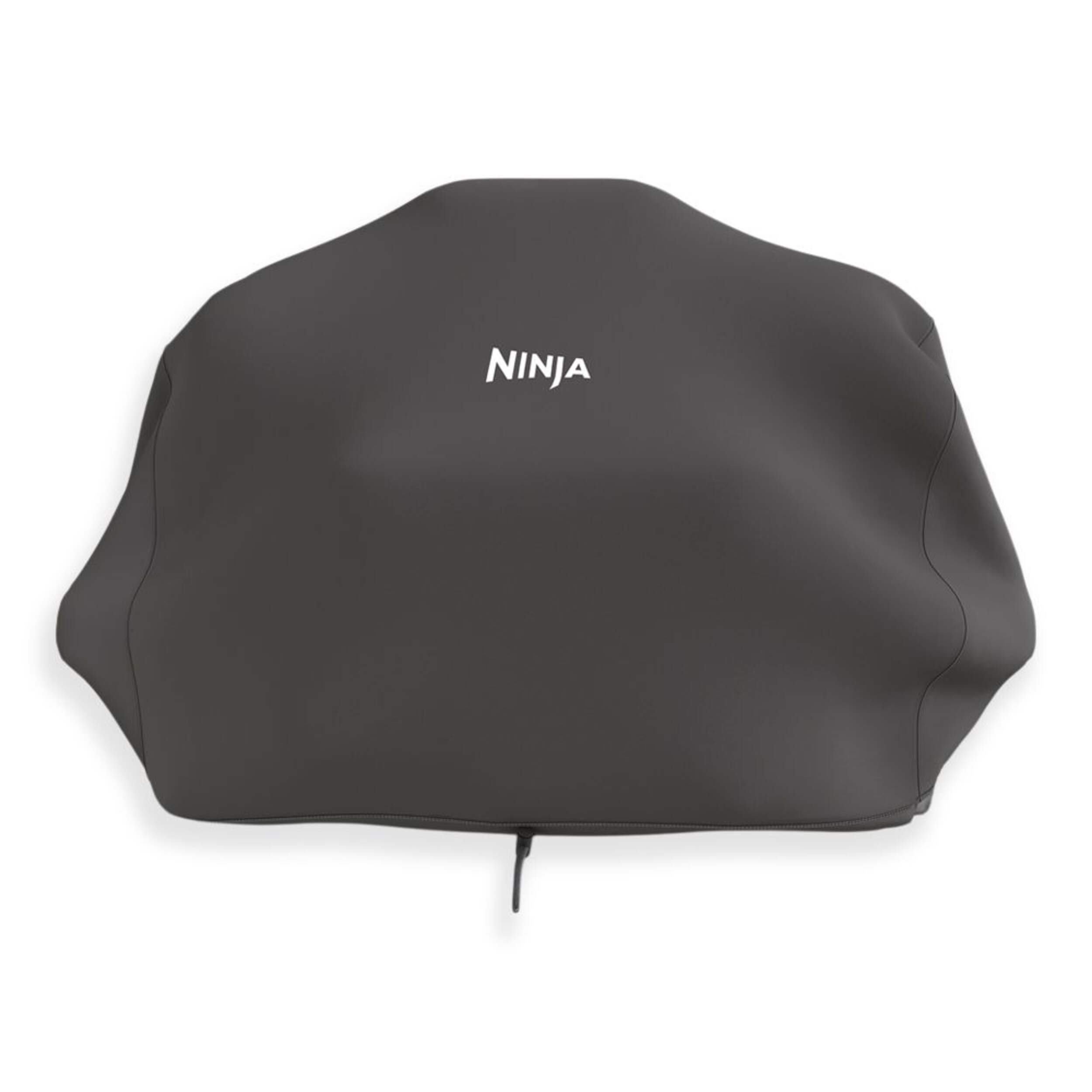 Ninja Woodfire Premium Outdoor BBQ Grill Cover, UV & Water-Resistant with Adjustable Drawstrings, Black Front_Elevated