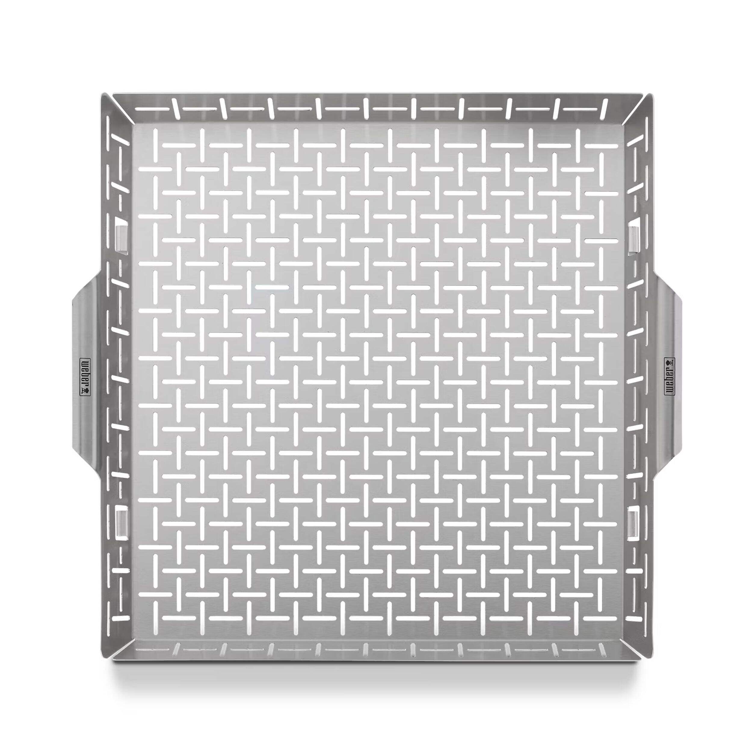 er Crafted Stainless Steel Rectangle Roasting Basket for Genesis