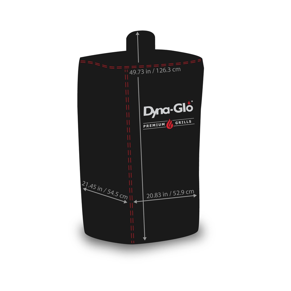 DynaGlo DG784GSC Premium Vertical Smoker & Grill Cover, Black