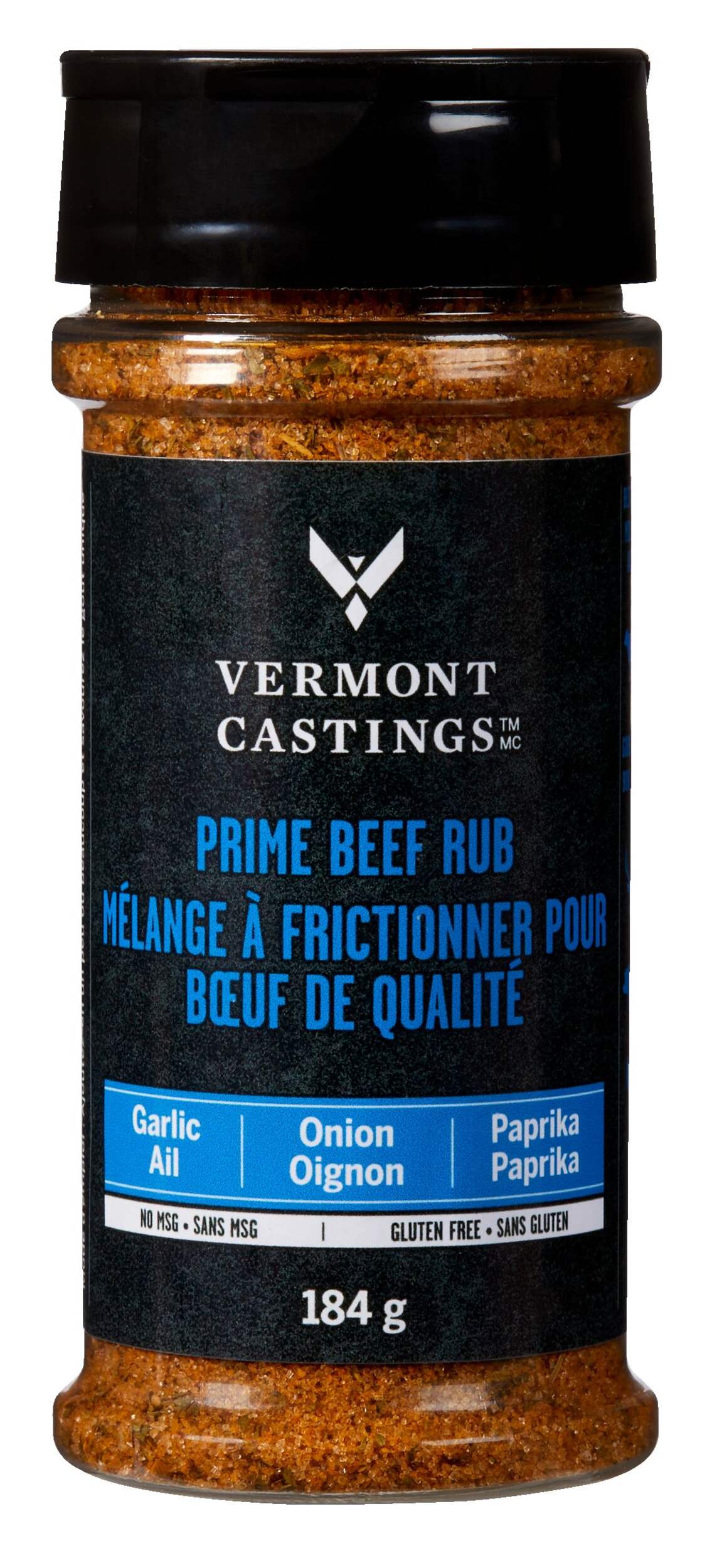 Vermont Castings Prime Beef Rub, 184-g Front_Flat