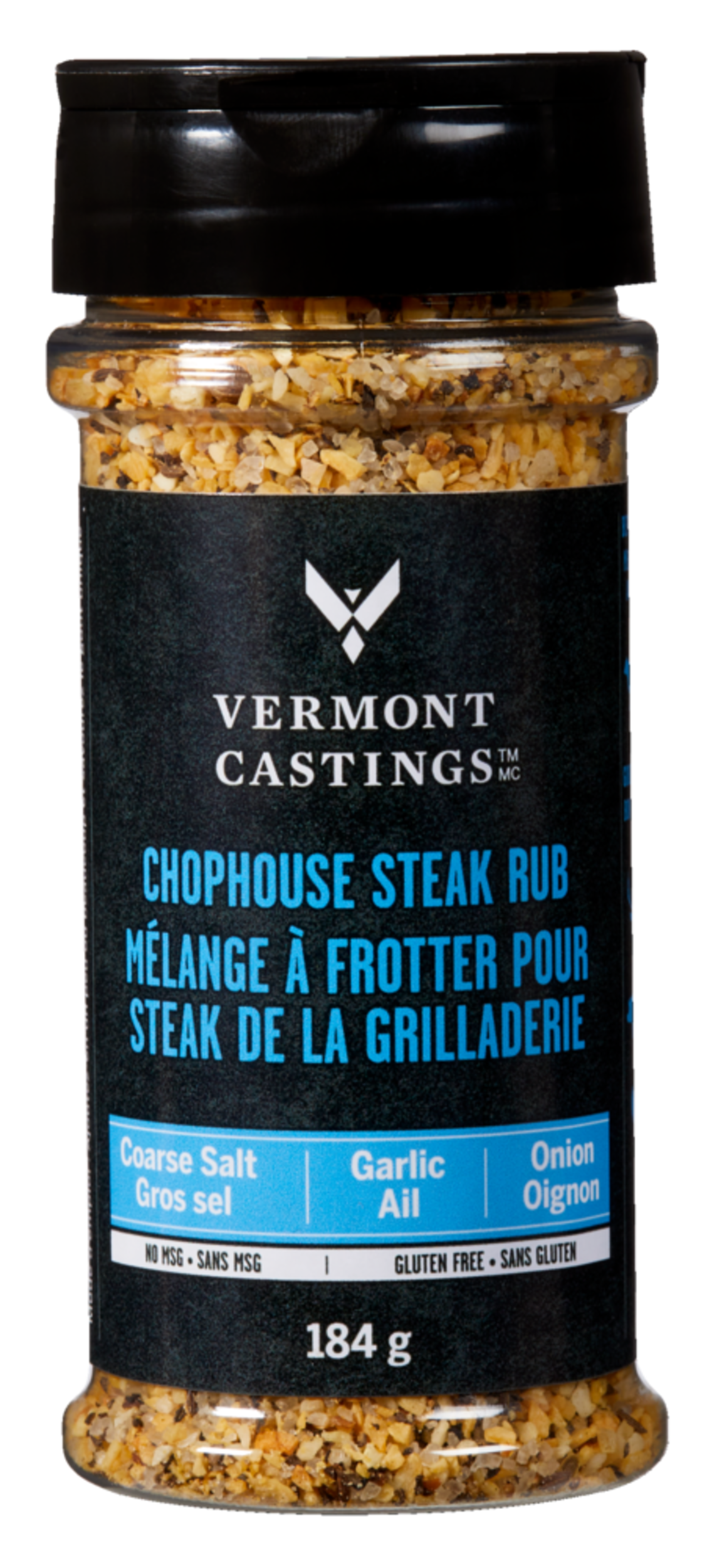 Vermont Castings Chophouse Steak Rub, 184-g Front_Flat