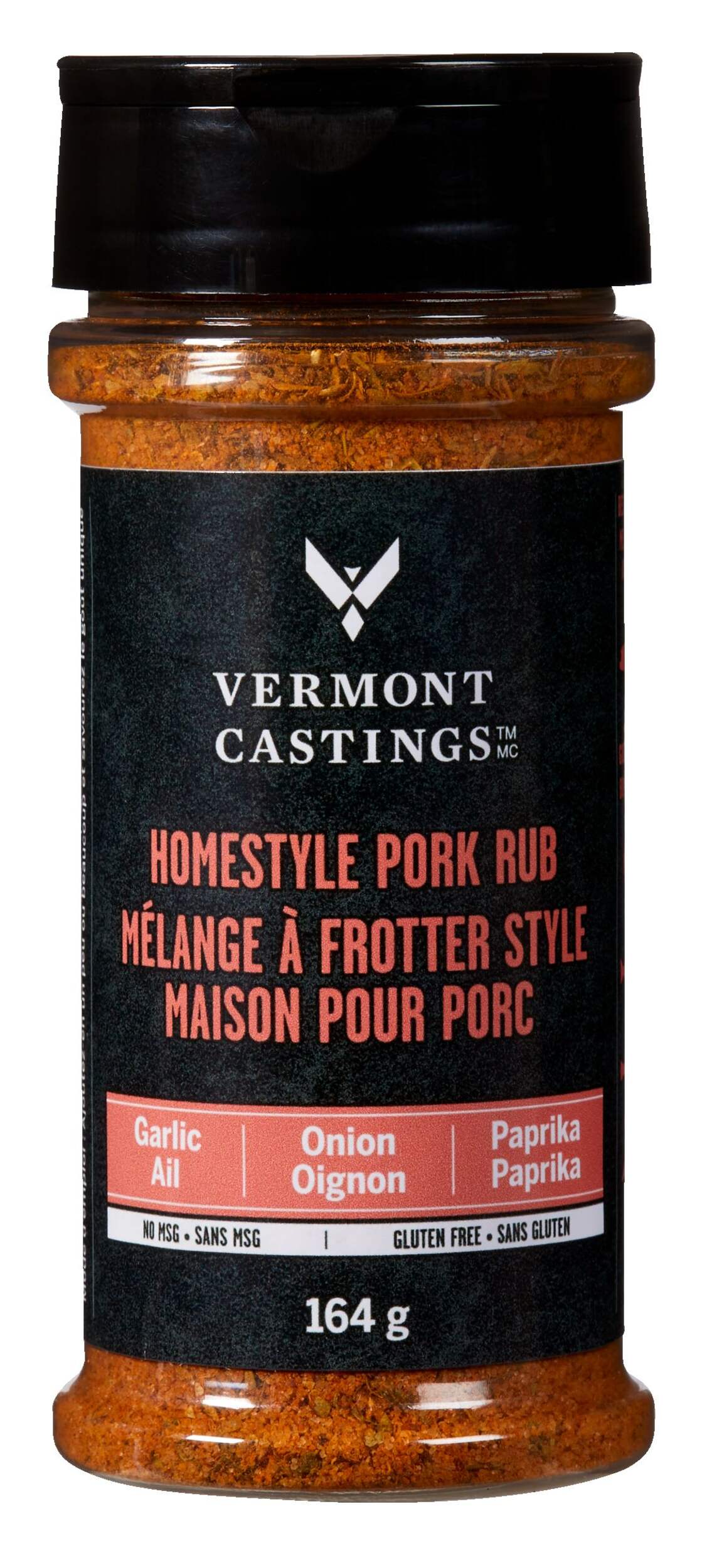 Vermont Castings Homestyle Pork Rub, 164-g Front_Flat