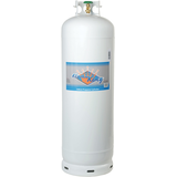 Réservoir de propane Flame King avec valves en laiton massif, 100 lb Front_Flat