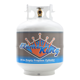 Flame King Empty OPD Propane Gas BBQ Cylinder Tank, Fits POL & QCC1 Models, 20-Lb Front_Flat
