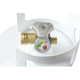 Réservoir de propane pour barbecue Flame King avec dispositif antidébordement et mètre intégré, 20 lb CloseUp