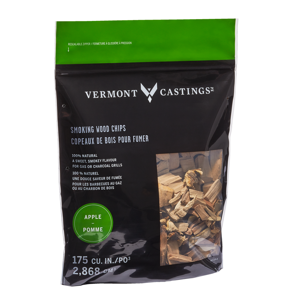 Vermont Castings Apple Flavoured 100 Natural Smoking Wood Chips, 2Lb
