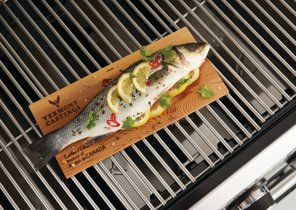 Vermont Castings 12in FSC Cedar Wood Infusion Plank for BBQ Cooking