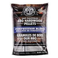 Pit Boss Competition Blend 100% Natural BBQ Hardwood Smoking Pellets, 20-Lb Front_Flat