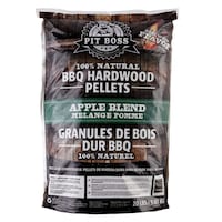Pit Boss Apple Blend 100% Natural BBQ Hardwood Smoking Pellets, 20-Lb Front_Flat
