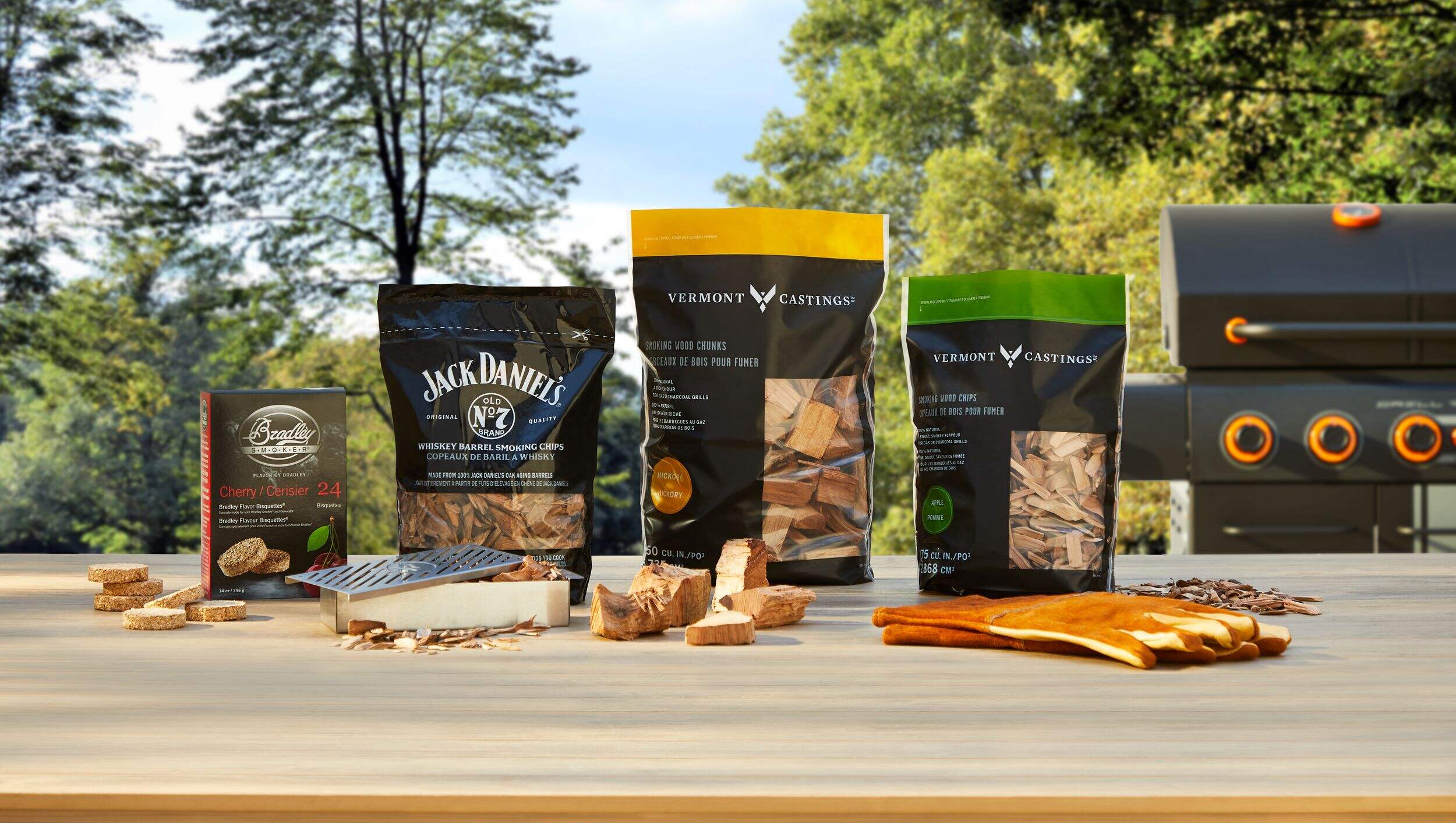 Copeaux de bois Jack Daniel's, 100 % naturel, whisky, 2 lb Composite_or_Mixed