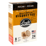 Bradley Smoker Wood Bisquettes, Pecan, 24-pk Front_Three_Fourths_Angled_Right