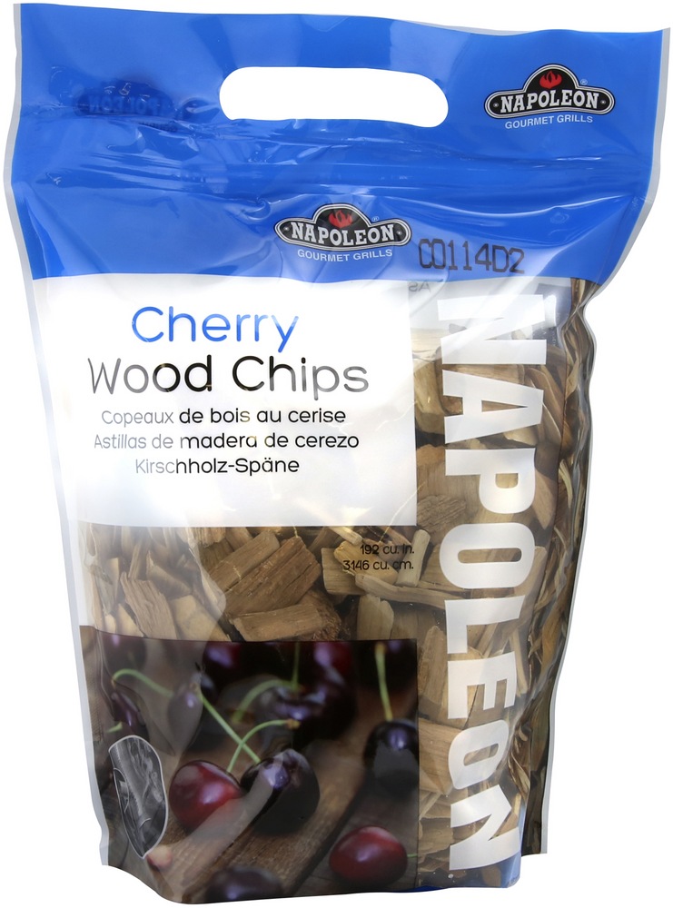 Napoleon Cherry Flavoured Smoking Wood Chips For BBQ Grill and Smoker 2