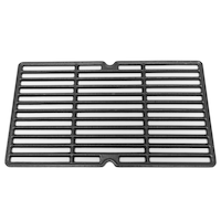 Cuisinart® Cast Iron BBQ Cooking Grate, Matte Porcelain, 3-pk, 19 x 11 2/5 x 39/50-in Overhead_Plunge