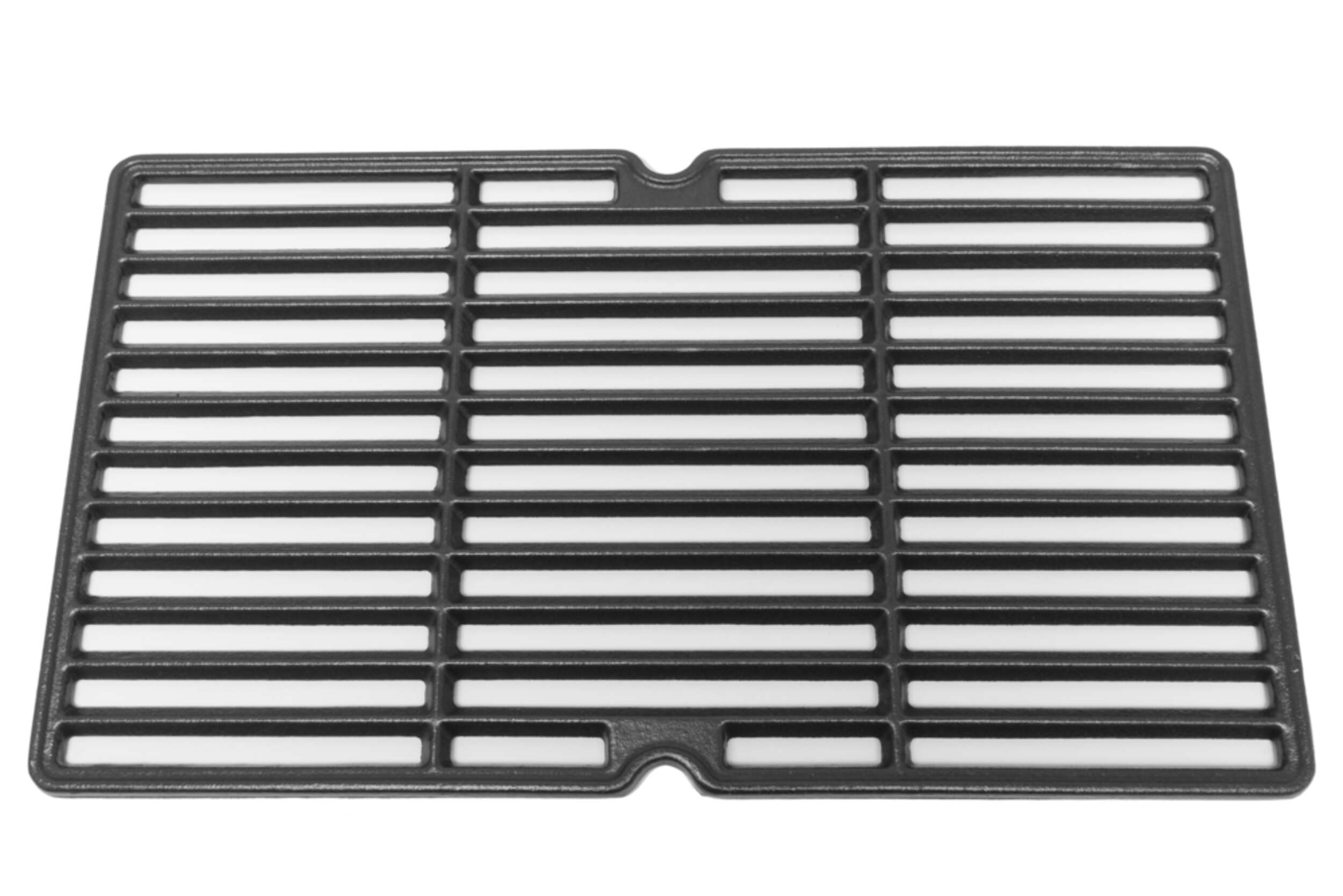Cuisinart® Cast Iron BBQ Cooking Grate, Matte Porcelain, 3-pk, 19 x 11 2/5 x 39/50-in Overhead_Plunge