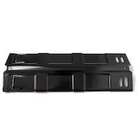 Coleman Even Heat Small Spaces Porcelain Coated BBQ Heat Distribution Plate Shield Overhead_Flat