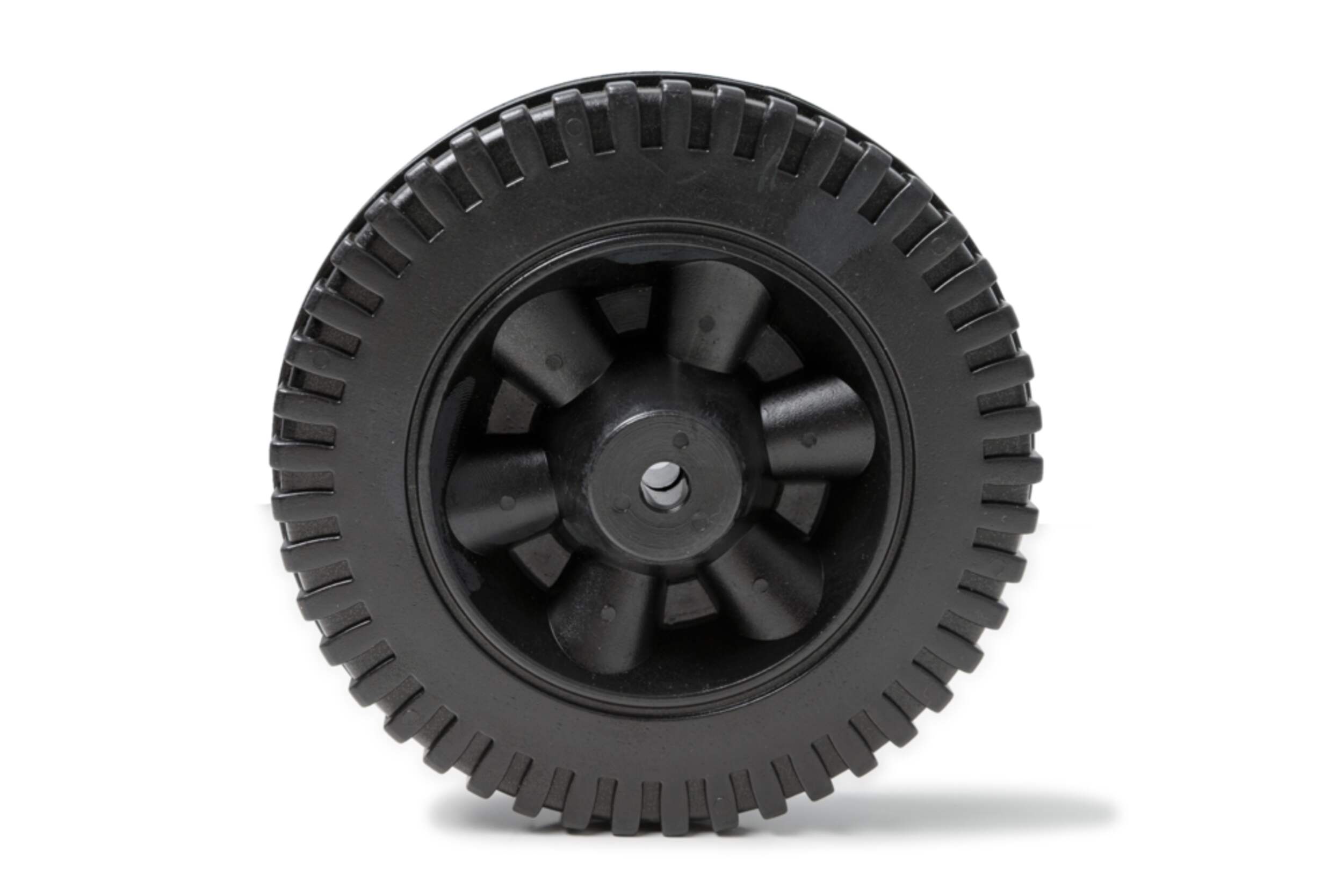 MASTER Chef Black Plastic BBQ Wheel Front_Flat