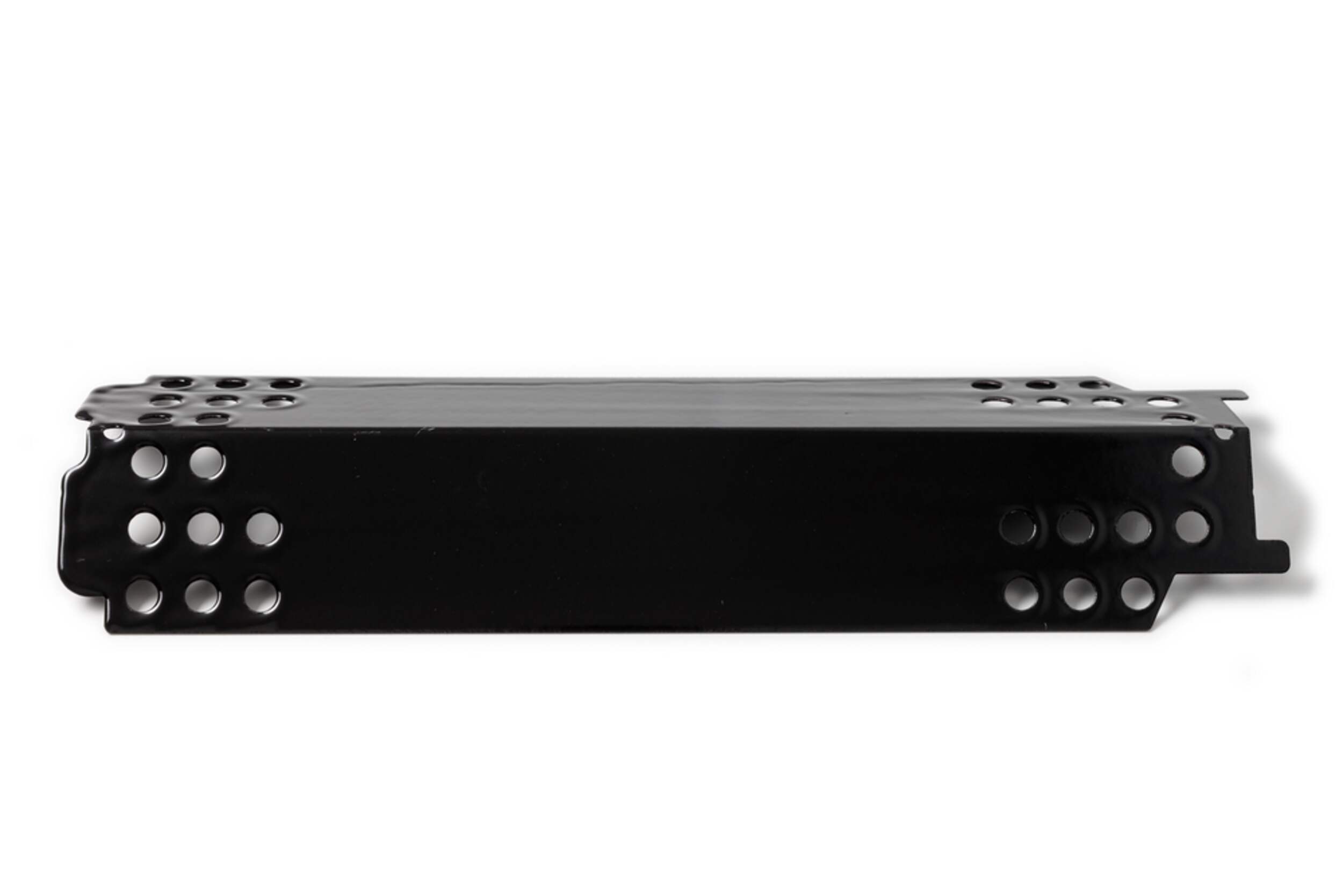 MASTER Chef Porcelain Coated BBQ Heat Distribution Plate Shield Front_Elevated