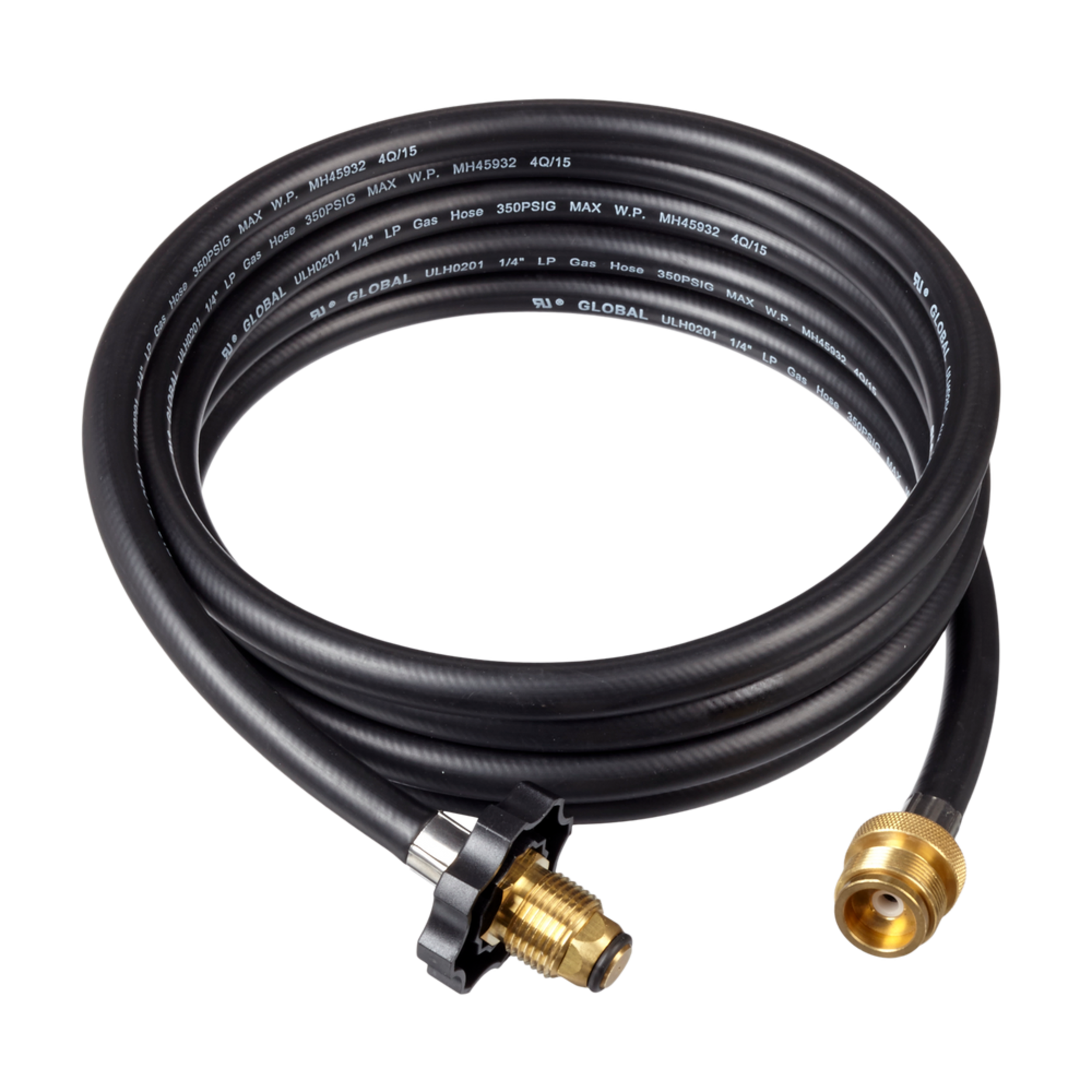 Master Chef Universal Fit Propane BBQ Hose & Adapter, 10-ft Overhead_Plunge