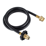 Tuyau et adaptateur pour barbecue au propane MASTER Chef, propane, 4 pi Overhead_Plunge