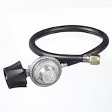 Master Chef Universal Fit BBQ Propane Hose & Regulator, 20-in Composite_or_Mixed