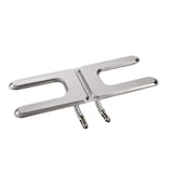 Universal Fit Stainless Steel BBQ H Burner Replacement, Large, 19-3/4 x 8-in Overhead_Plunge