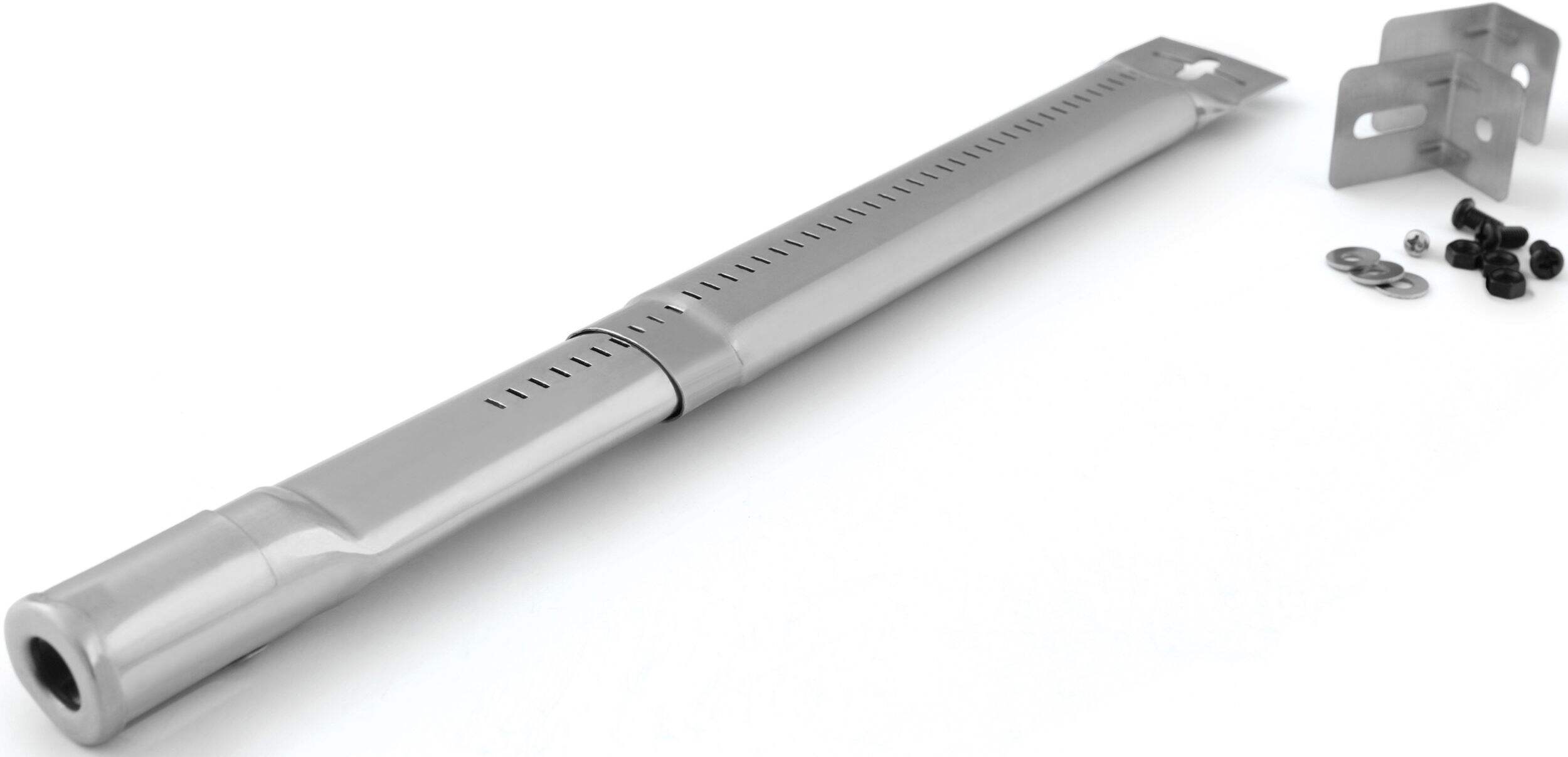 Universal Fit Stainless Steel BBQ Burner Replacement, Single Tube  14 to 19-1/2-in Composite_or_Mixed