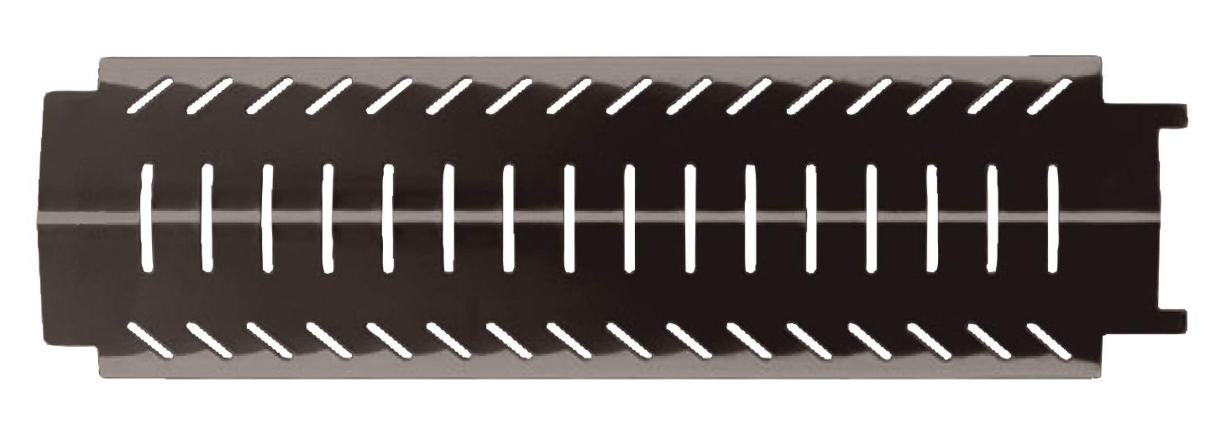 Centro Replacement Porcelain Coated Steel 3-Burner BBQ Flame Tamer, 15 x 4 ¼-in Overhead_Flat