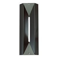 Cuisinart® Replacement Porcelain Coated BBQ Heat Plate Shield, 16 x 6-in Overhead_Flat
