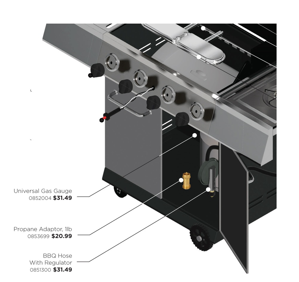 MASTER Chef Universal Gas Gauge Canadian Tire