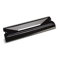 Cuisinart® Gourmet Porcelain Coated Steel BBQ Heat Plate Shield, 16-1/2 x 6-in Front_Angled_Right