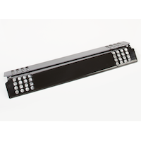 MASTER Chef Exact Fit Porcelain Steel BBQ Heat Plate Shield, E Series,  3 7/8 x 16 5/8-in