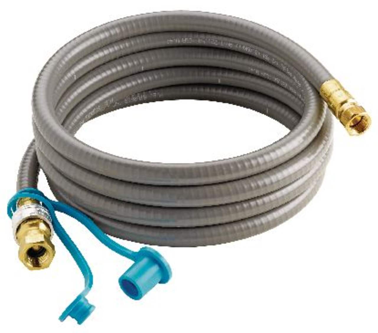 Universal Fit Natural Gas BBQ Hose Connector Kit, 10-ft